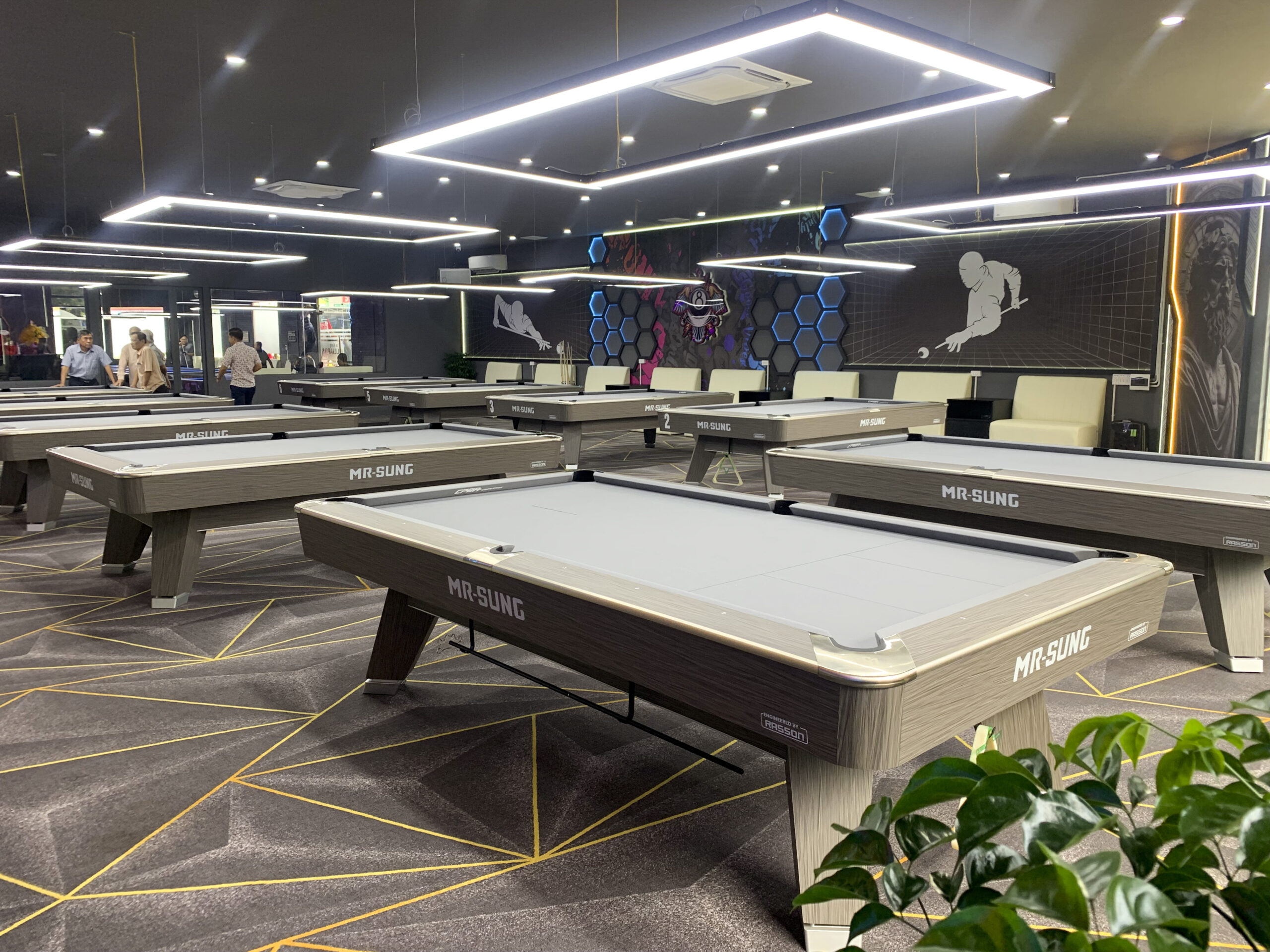 Hình ảnh bàn bida Mr Sung do Thế Giới Bida chụp